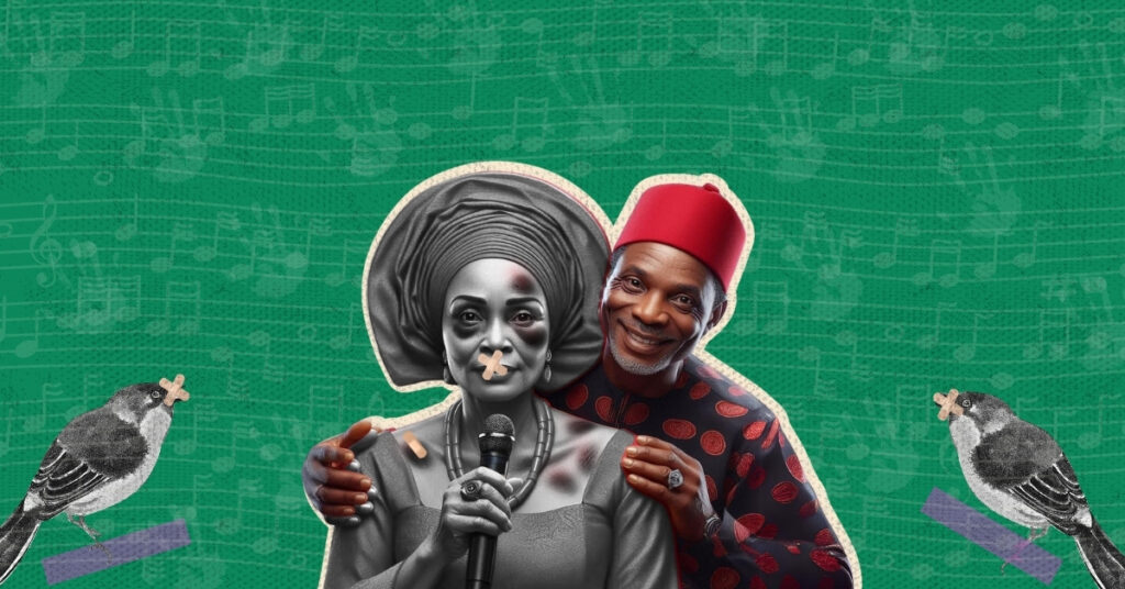 A picture of Osinachi and her Husband