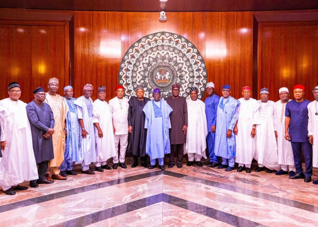 A picture is worth a thousand words. Nigerian president and governors. Photo source: 21st century chronicles