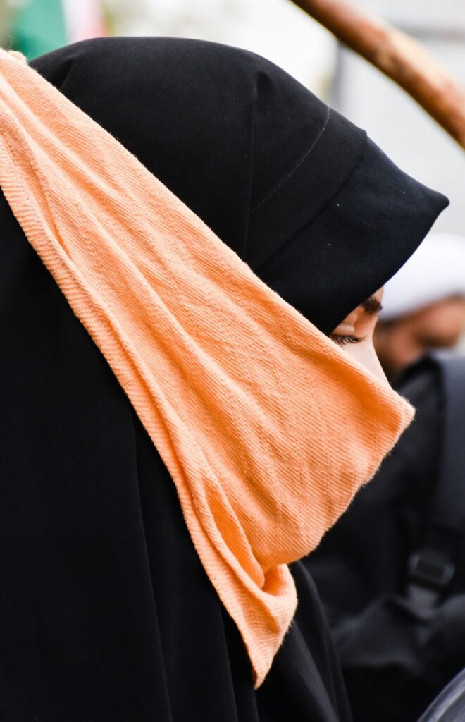 An image of a lady in a hijab.