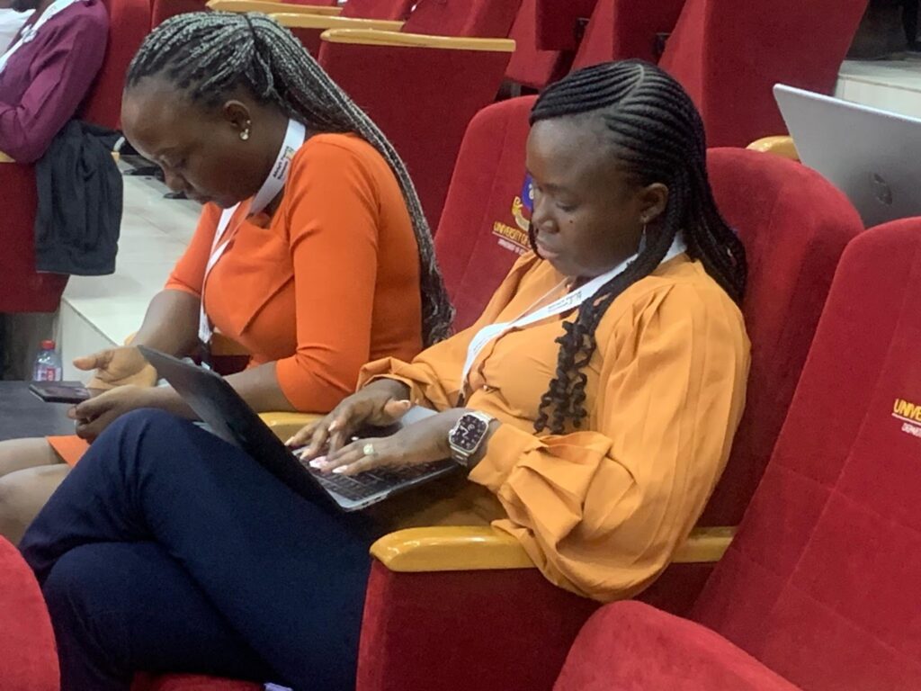 Wearing a bright yellow top on the left is Hannah Ojo Ajakaiye, founder of Facts Matter NG participating at the Africa Facts Summit 2024