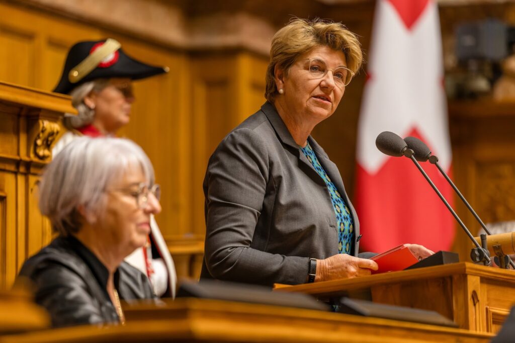 Viola Amherd, President of the Swiss Confederation.