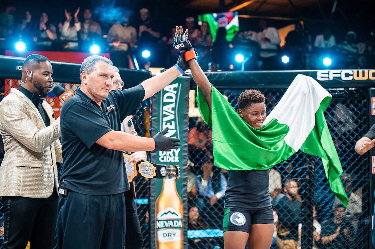 Read more about the article Juliet Chukwu Makes History as Nigeria’s First EFC Women’s Bantamweight Champion