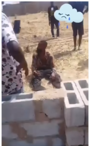 Image captured from the video where Timileyin Ajayi was caught.