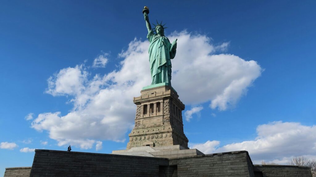 The United States Statue of Liberty.