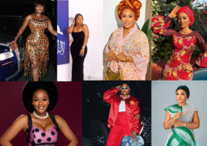 Photo collage of Nollywood Actresses.