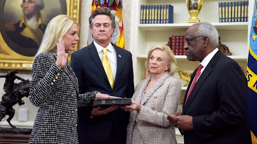 Read more about the article Pam Bondi Sworn in as Attorney General Amid Partisan Divide