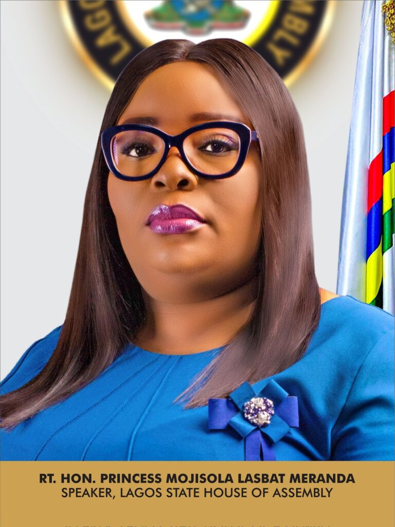 Hon. Mojisola Lasbat Meranda. Lagos State House of Assembly Speaker