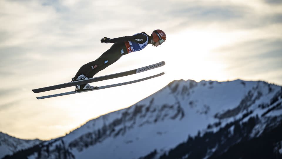 Selina Freitag of Germany competes during the Two Nights Tour. (Dominik Berchtold/VOIGT/Getty Images)