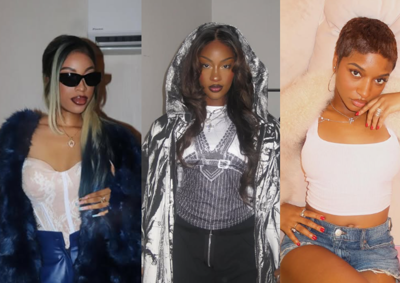 Photo collage of Nigerian music stars