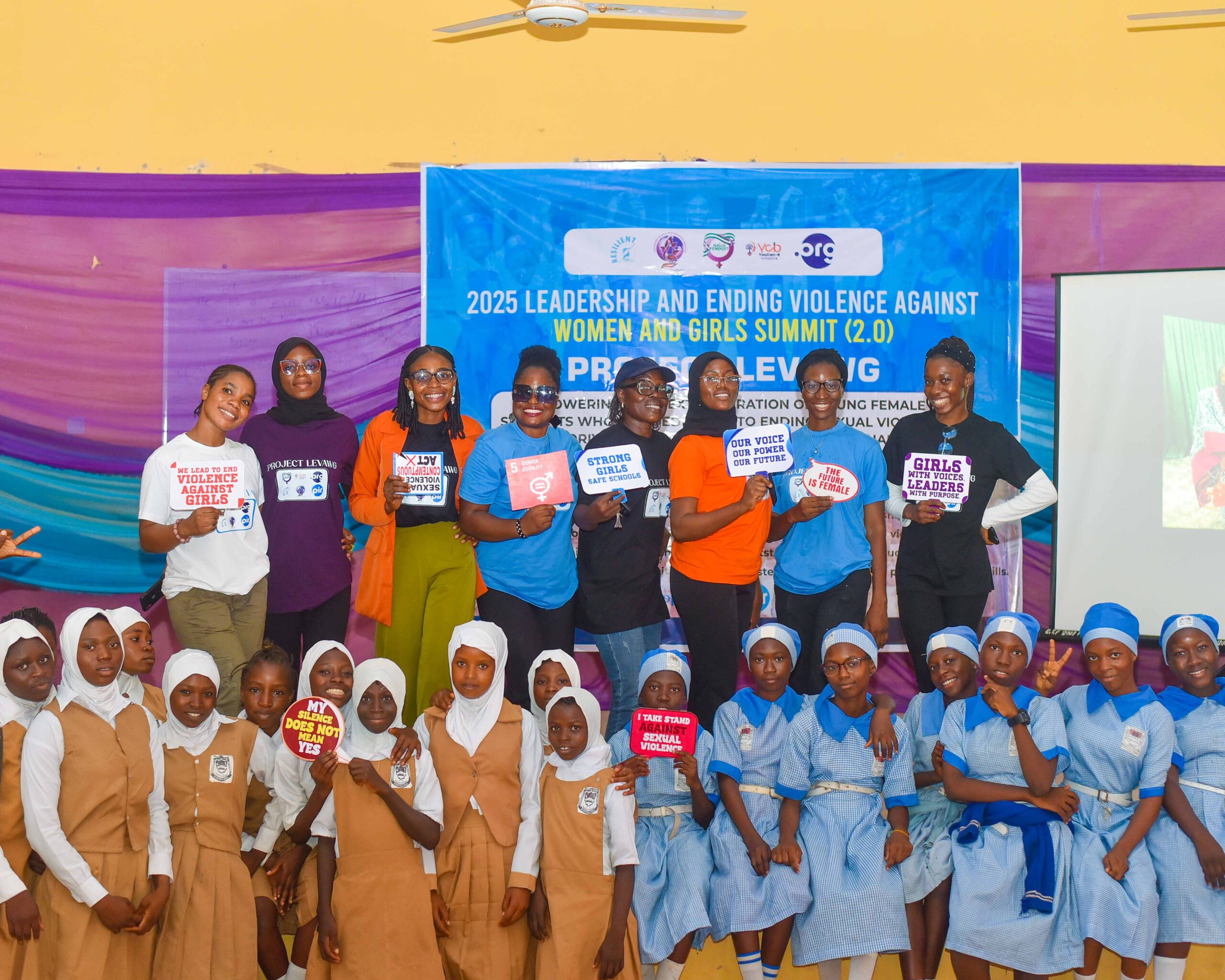 Participants at the 2025 Project LEVAWG. Photo source: Resilient Girl Initiative