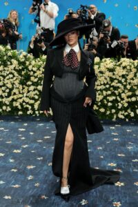 Rihanna at the Met Gala. Photo source: Chartsafrica on X