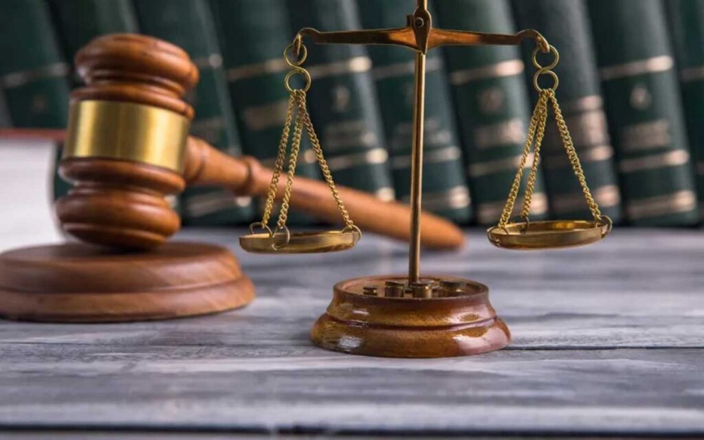 Court scale. Photo source: NigeriaStories on X