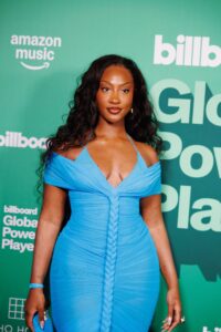 Tems at the Billboard Global Power Players Event. Photo source: Temsbaby on X