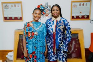 Mayor Opeyemi Bright and Hon. Abike Dabiri-Erewa. Photo source: Nigeria Stories