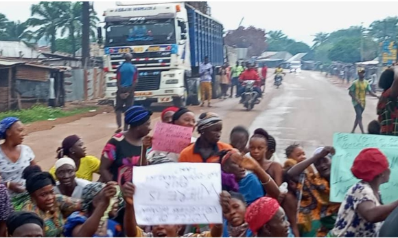 Women protesting. Photo Source: Daily Post.