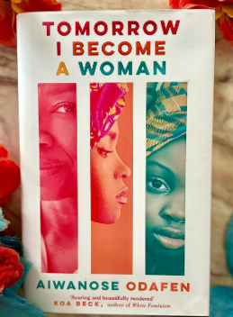 A copy of the book “Tomorrow I Become A Woman”. Photo credit: Aiwanose's X handle. Photo credit