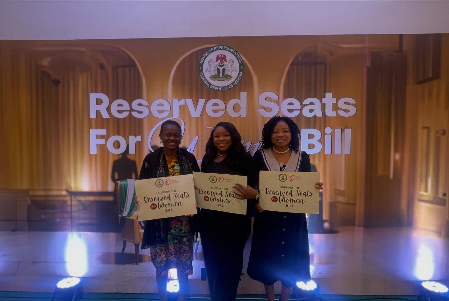 Women at the She Represents Town Hall Meeting. Photo source: Ololade Ogunnubi on Facebook.