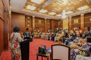 Vice President Prof Jane Naana and Members of Parliament (MPs). Photo source: NJOAgyemang on X.