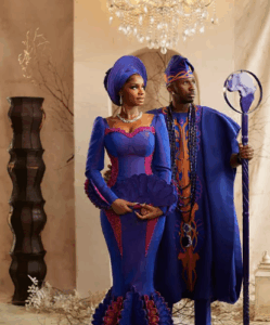 Priscilla Ojo and Juma Jux at the traditional marriage. Photo source: Its.priscy on Instagram