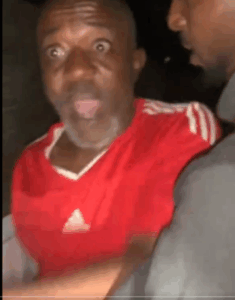 A screenshot from the viral video.
