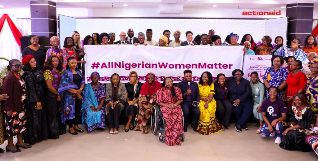 Attendees of the Renewed Women’s Voice and Leadership (RWVL) launch. Photo source: ActionAid Nigeria
