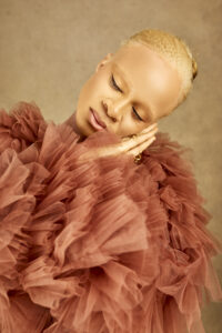 Writer and spoken word artist Blessing Nwoye. Photo source: Misty Glam Company