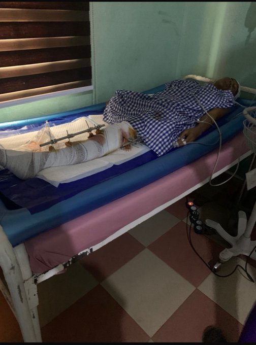 Ruth Otabor in the hospital. Photo source: phynation on X
