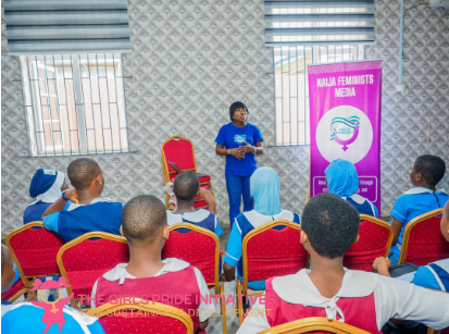 Naija Feminists Media training students on gender equality and media. Photo source: TGPI
