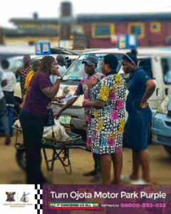 DSVA sensitising the people. Photo Source: @Lagosdsva