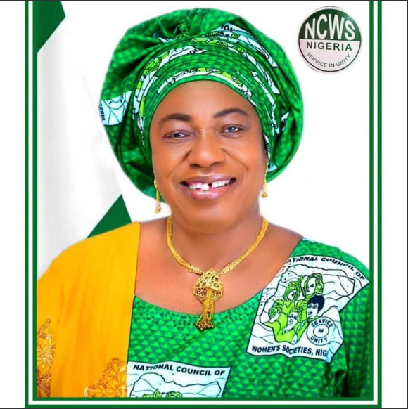 President of the National Council of Women Societies (NCWS), Princess Edna D. D. Azura