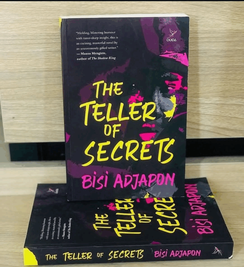 The Teller of Secrets By Bisi Adjapon. Photo credit: Booksellers on Instagram