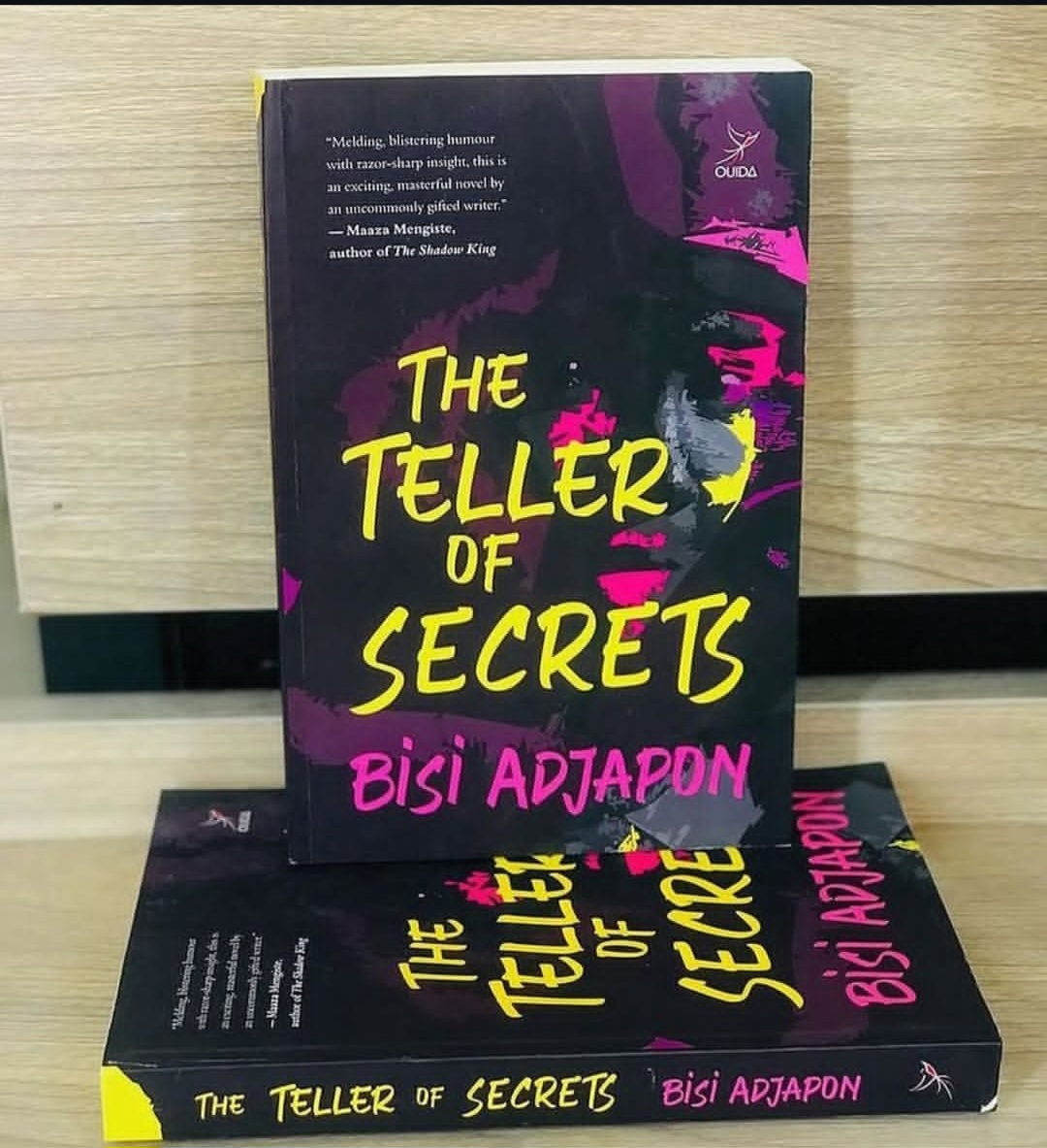 The Teller of Secrets By Bisi Adjapon. Photo credit: Booksellers on Instagram