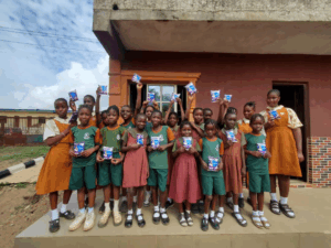 School children. Photo source: HerBeacon Initiatives