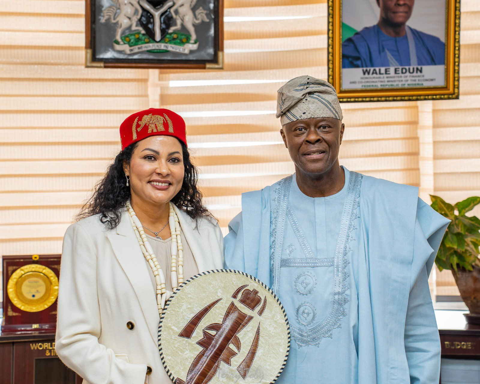 Dr Doris Uzoka-Anite and Eze (Dr.) Thomas Obiwuru Obiefule. Photo Source: @FinMinNigeria(X)