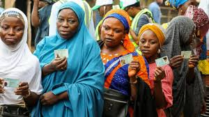 Nigerian women voting. Photo source: CFDD