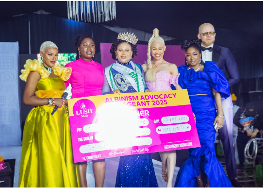 Nigeria’s First Advocacy Pageant winner, Anita Chidiebube Dike. Photo source: Misty Glam Company on X