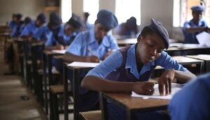 Students in the exam hall. Photo source: Punch