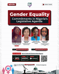 Read more about the article AdvoKC Foundation, NFM Spotlight Gender Equality Gaps on X space