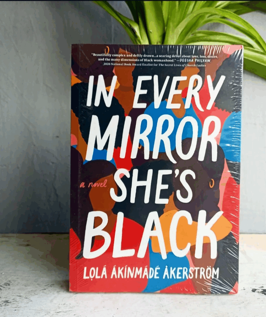 Book – In Every Mirror She is Black. Photo credit: The thriftreaders bookstore IG