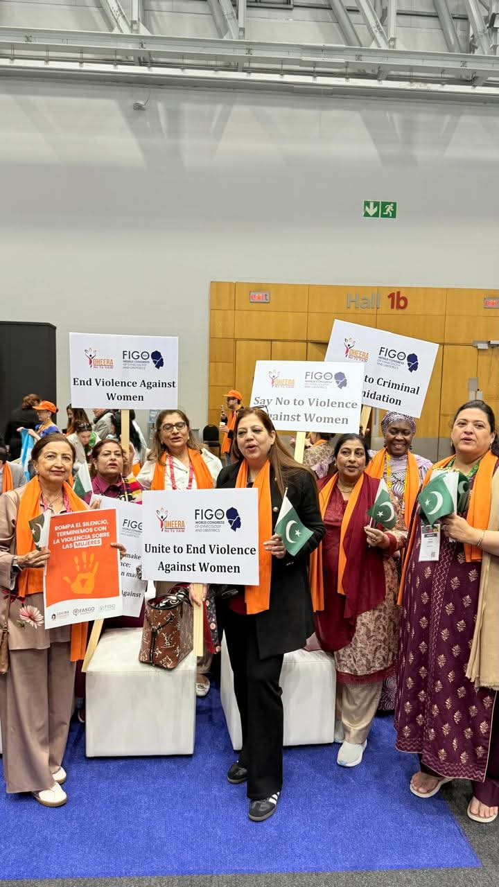participants of the walkathon. Photo credit: FIGO's Facebook
