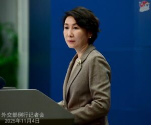 On Women 6 Foreign Ministry Spokesperson Mao Ning. Photo source: Chinese Embassy in Nigeria on Twitter