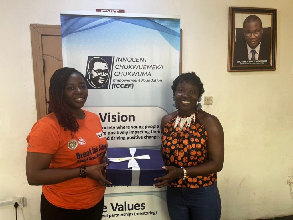 ICCEF’s Ayotola Olanrewaju and NFM’s Simbiat Bakare.