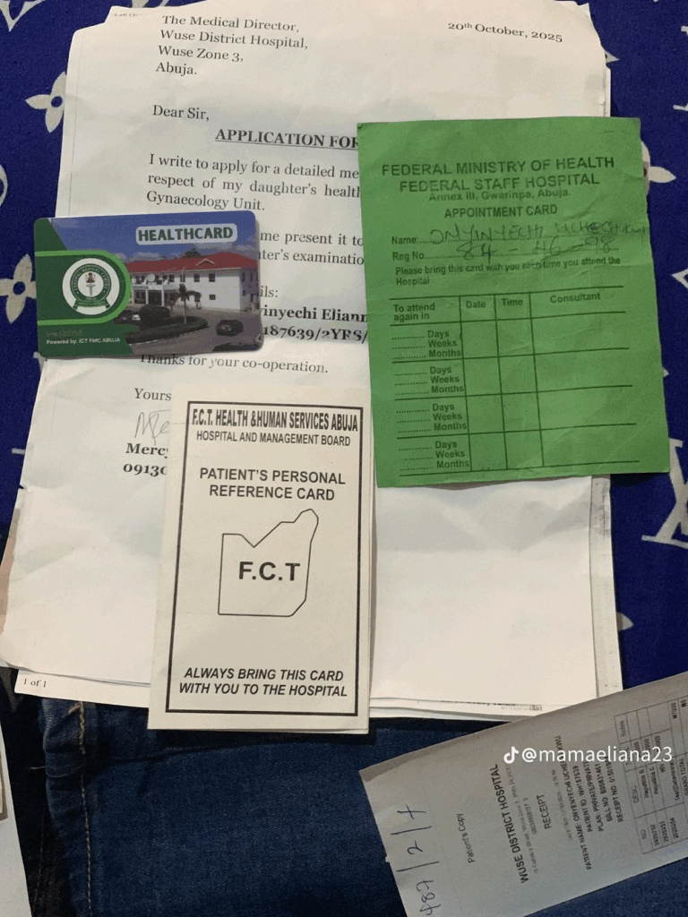 The Medical reports of the 2-year-old girl. Photo Source: @mamaeliana(tiktok)