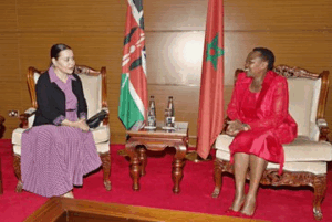 Princess Lalla Asmaa and Rachel Ruto. Photo source: @ForeignOfficeKE
