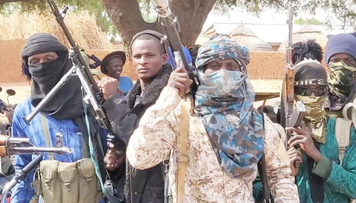 Gang of armed bandits. Photo credit: Arise News