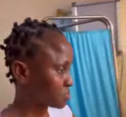 Screenshot fro video of Nurse Kuku explaining the assault