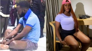 Family of Femicide Victim Deborah Moses Calls for Justice as Court Hearing Begins 2 Photo collage of the killer Lintex Ogale and Deborah Moses. Photo source: Daily Post