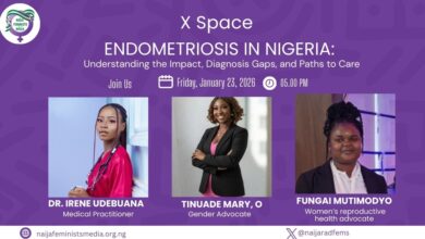 NFM to Host X Space on Endometriosis Awareness in Nigeria 4 Guest speakers at NFM X space on Endometriosis awareness. Photo source: Naija Feminists Media