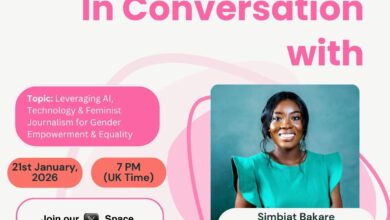 Simbiat Bakare Advocates Gender Equality Through AI, Technology and Feminist Journalism 4 X space event flyer. Photo source: Global Activists Network (GAN)