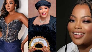 Ini Edo Praises Colleagues, Funke Akindele, Toyin Abraham, for Breaking Box Office Records 16 A collage of Ini Edo, Toyin Abraham and Funke Akindele